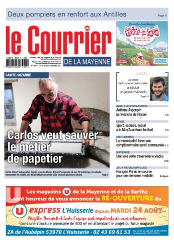 SAINTE-SUZANNE : Carlos veut sauver le métier de papetier